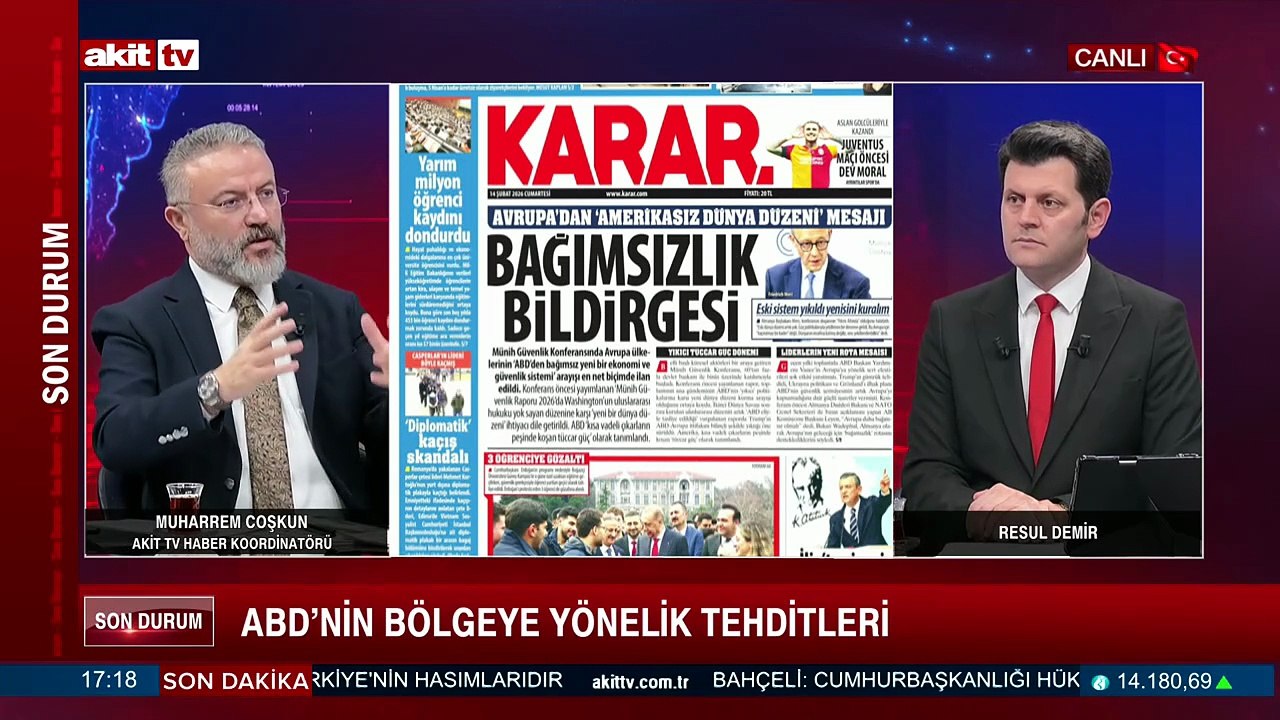 Akit TV Haber Koordinatörü Muharrem Coşkun: ABD - İran gerilimi ve bölgeye etkilerini değerlendirdi