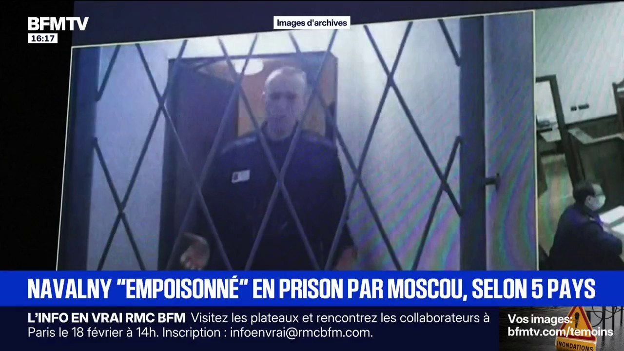 Cinq pays, dont la France, affirment que l'opposant russe Alexeï Navalny a été "empoisonné" en prison par la Russie