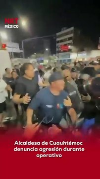🚨📍 La alcaldesa de Cuauhtémoc, Alessandra Rojo de la Vega, denunció haber sido agred1da físicamente mientras realizaba operativos contra el comercio ambulante en la Ciudad de México