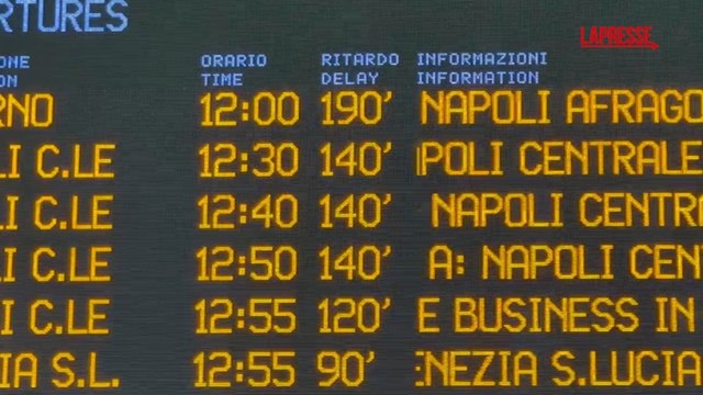 Disagi sull'Alta velocità, caos alla stazione di Roma Termini