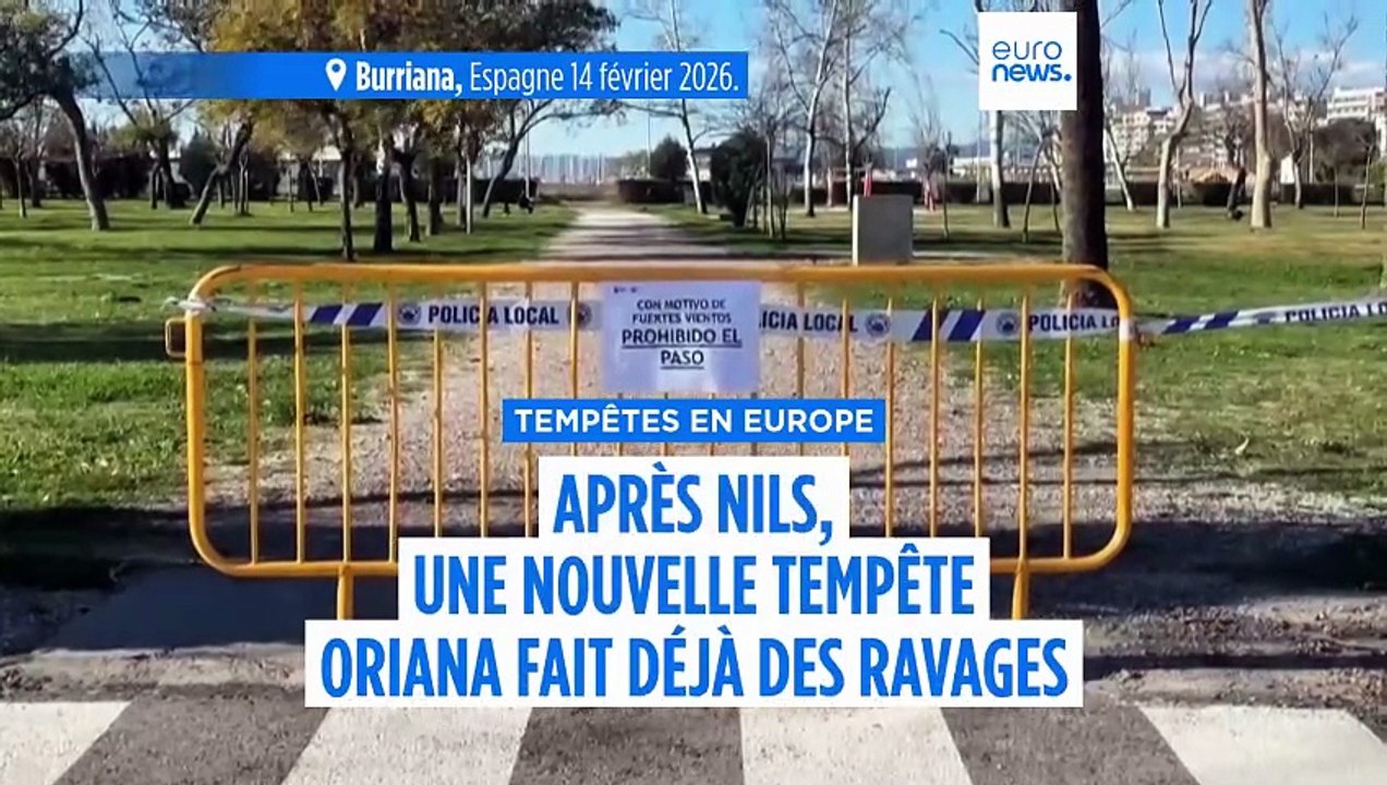Après Nils, Oriana : les vents à 140 km/h en Espagne, plus de 170 000 foyers dans le noir en France