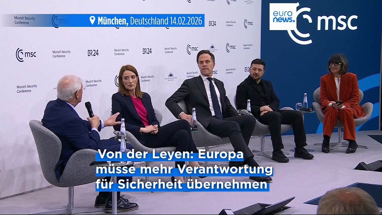"Mein lieber Freund": Von der Leyen rügt NATO-Chef Rutte wegen USA-Äußerung