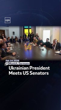Ukrainian President Meets US Senators