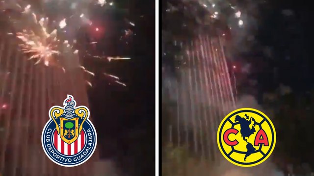 Clásico Nacional: Afición de Chivas sorprende con juegos pirotécnicos al América