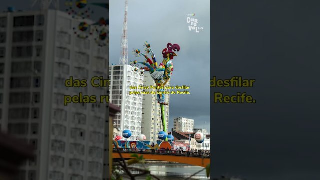 Maior bloco de carnaval do mundo, Galo da Madrugada leva multidão às ruas do Recife #shorts