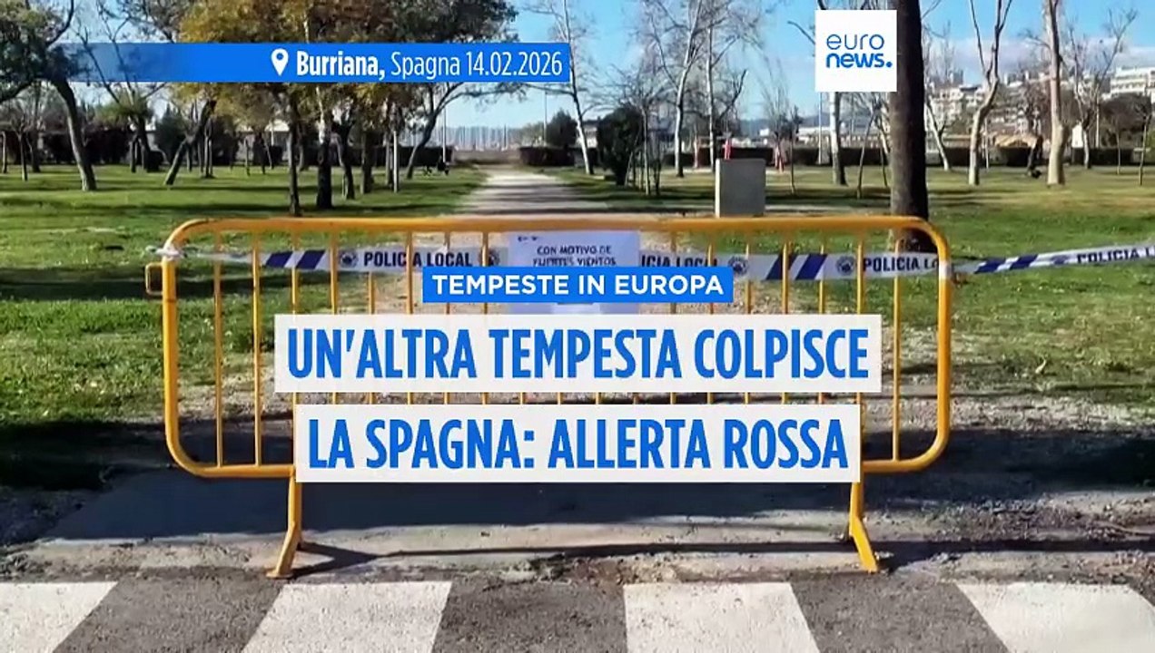 Un'altra tempesta colpisce la penisola iberica: allerta rossa per forti venti e piogge torrenziali