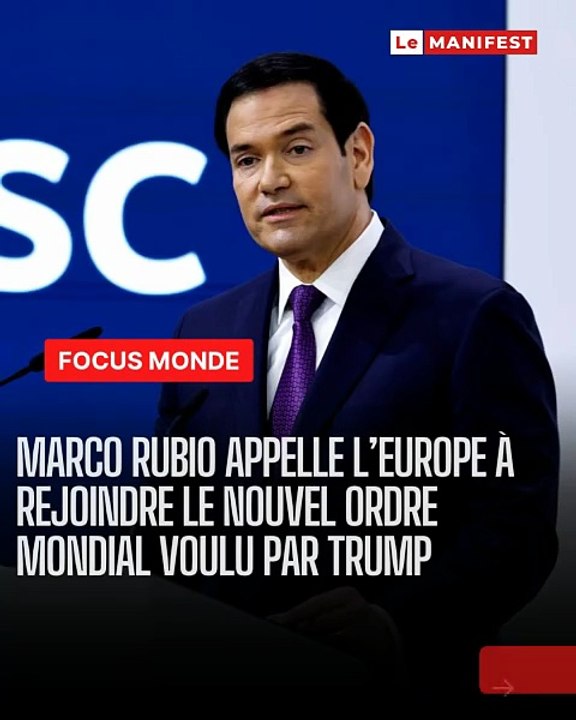 🚨🌍🇺🇸 À Munich, Washington change les règles du jeu 🤝 L’alliance avec l’Europe continue… mais sous conditions ⚖️ “Réciprocité”, souveraineté, puissance industrielle... Un discours qui pourrait redessiner l’ordre mondial.