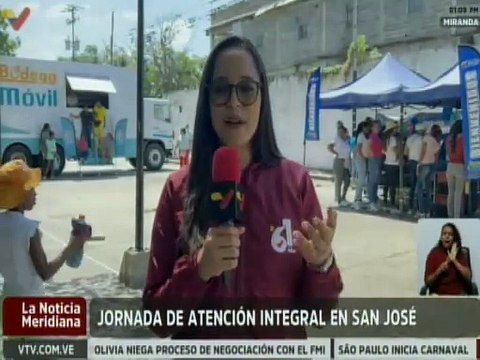 Mirandinos son favorecidos con jornada de atención social integral en la pqa. San José