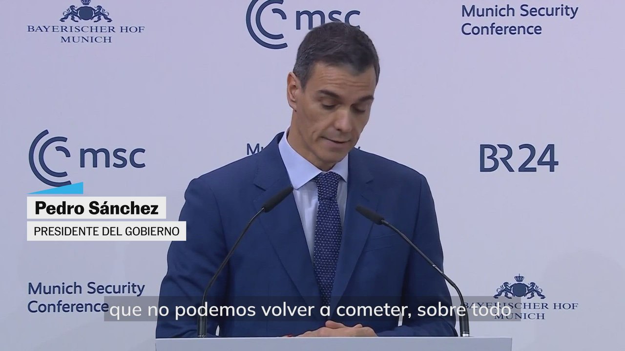 Pedro Sánchez: "El rearme nuclear es un error histórico que no podemos volver a cometer"