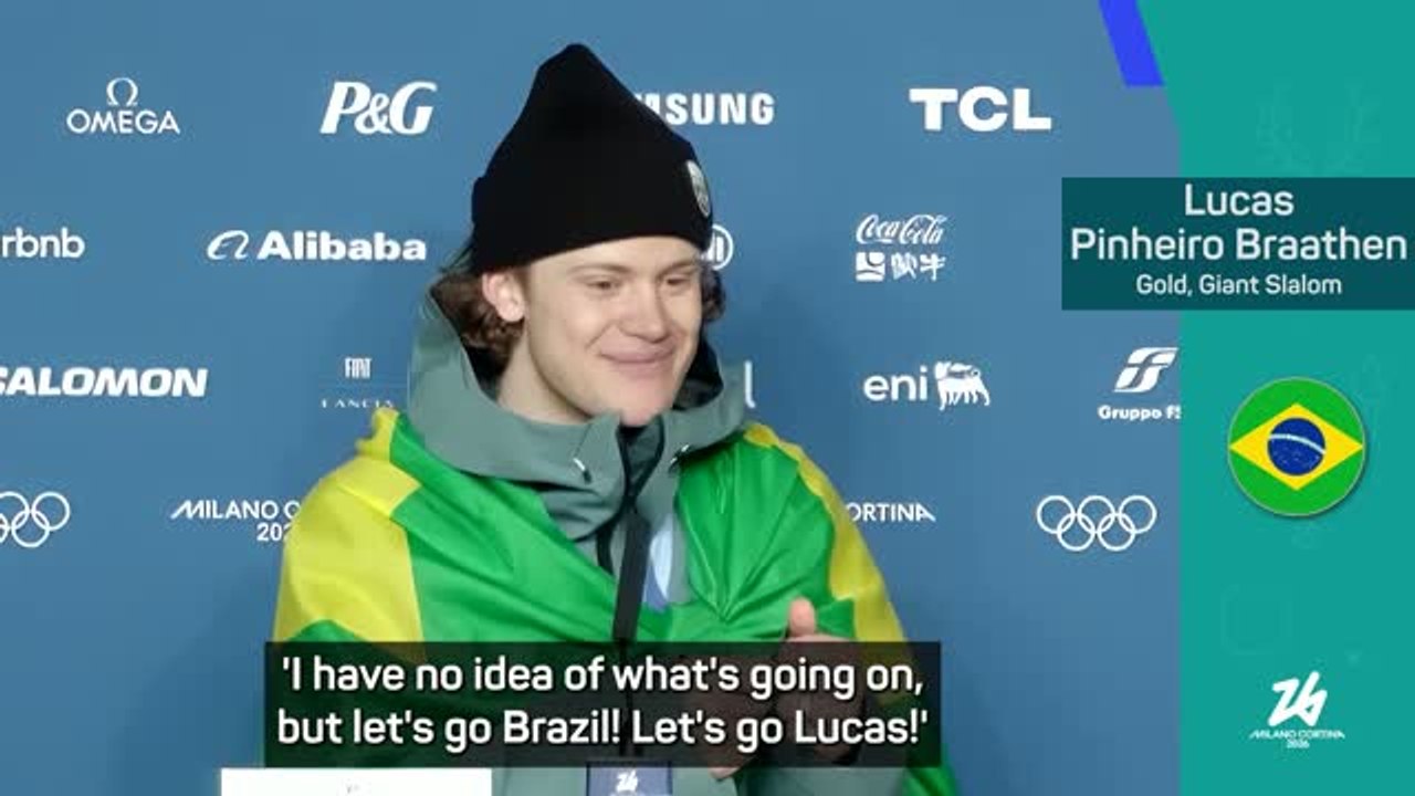 Brazil's first Winter Olympic medallist hopes to inspire after historic triumph