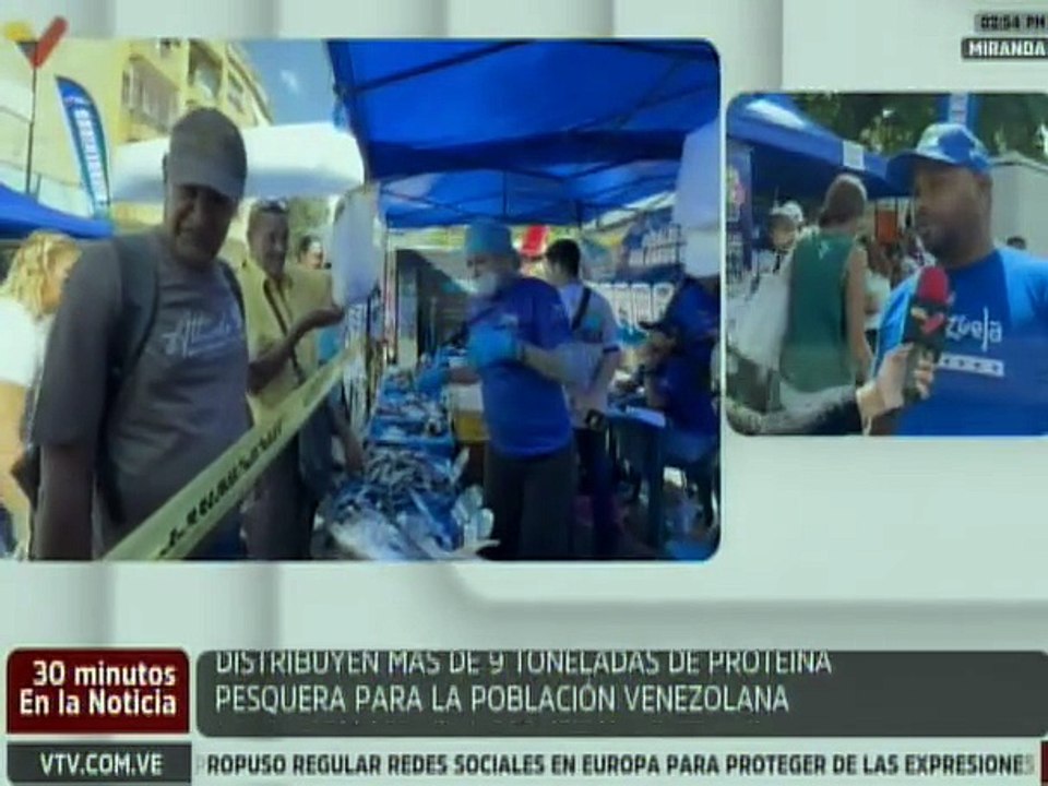 Petareños beneficiados con la distribución de 9 tn. de proteína pesquera a precios asequibles