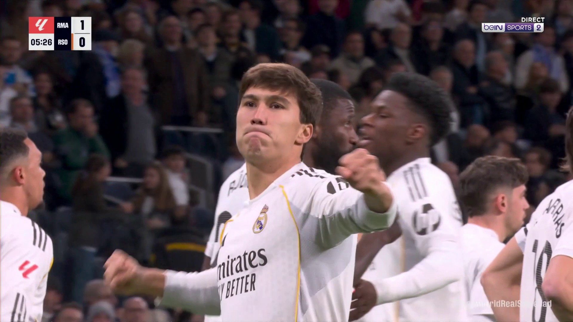 La Liga : Le Real devant au bout de 5 minutes grâce à Gonzalo Garcia