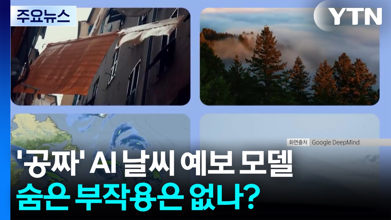 '공짜' AI 날씨 예보 모델...숨은 부작용은 없나? / YTN