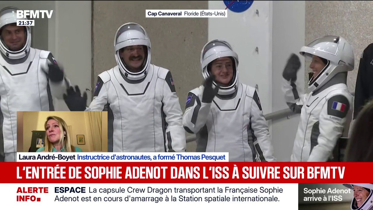 Laura André-Boyet, instructrice d'astronautes, explique la formation qu'a reçu Sophie Adenot avant son départ pour l'ISS