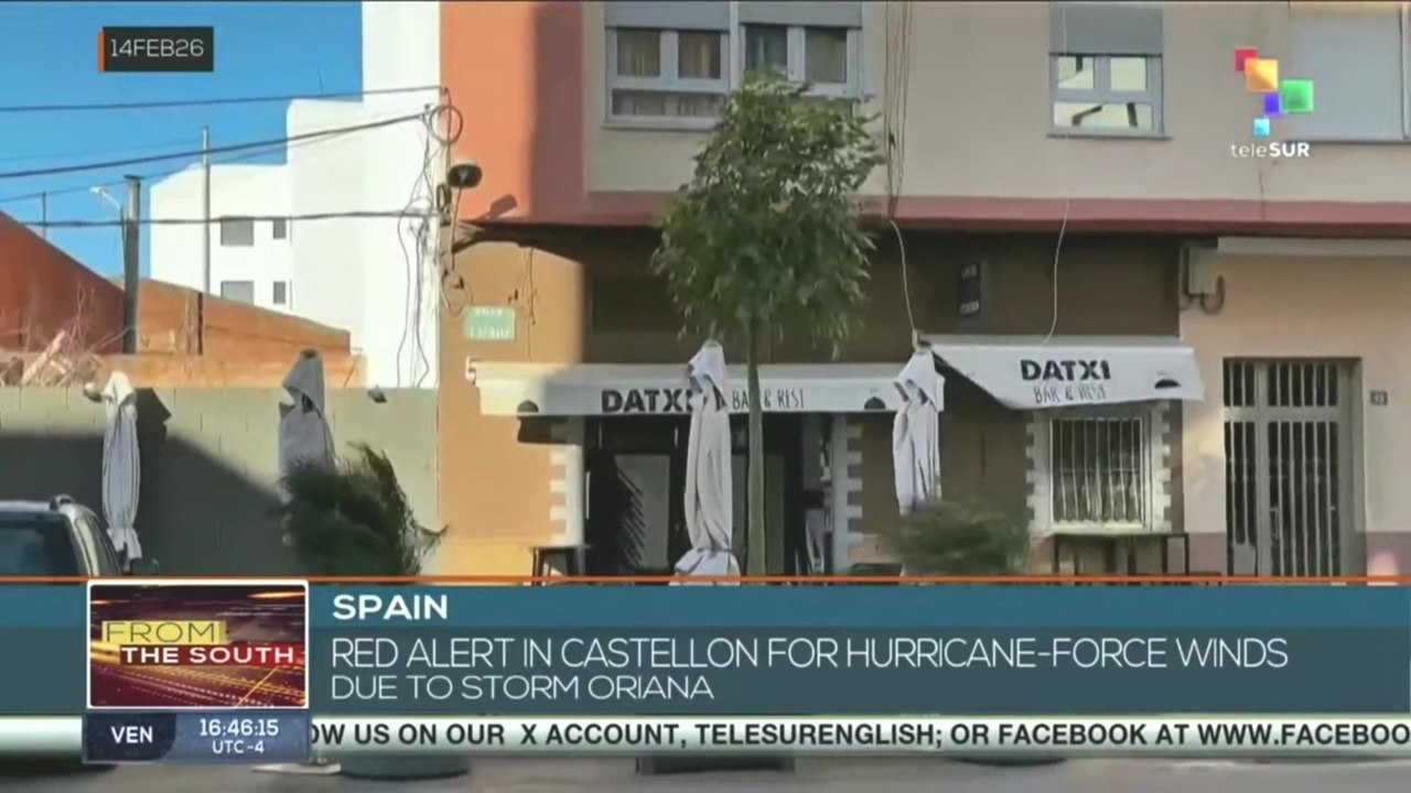 Spain | Red alert in Castellon for hurricane-force winds associated with storm Oriana