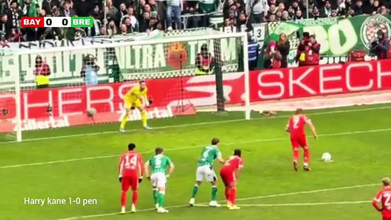 Fc Bayern Munich vs Werder Bremen 30 highlights bundesliga Harry kane 500 career goals  Luis diaz