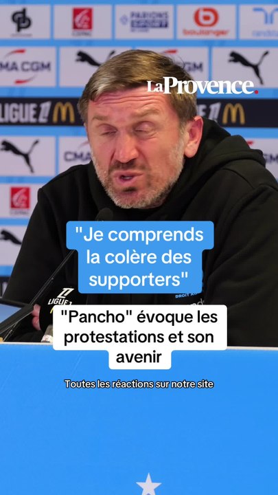 OM-Strasbourg : "Je comprends la colère des supporters", avoue Pancho Abardonado