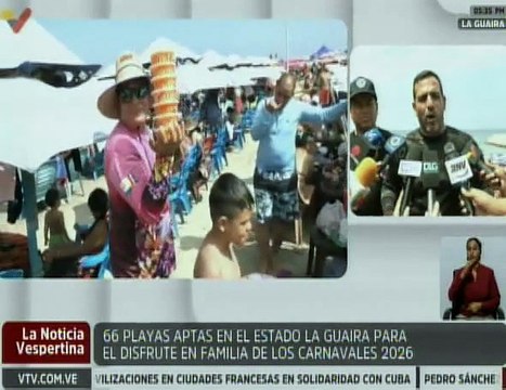 Playas de edo. La Guaira reciben a miles de temporadistas en el inicio de los Carnavales 2026