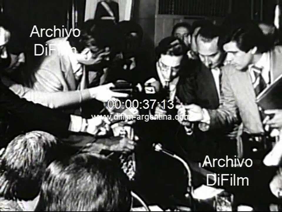 Antonio Cafiero - Carlos Ruckauf sanción a entidades por paro ganadero 1975