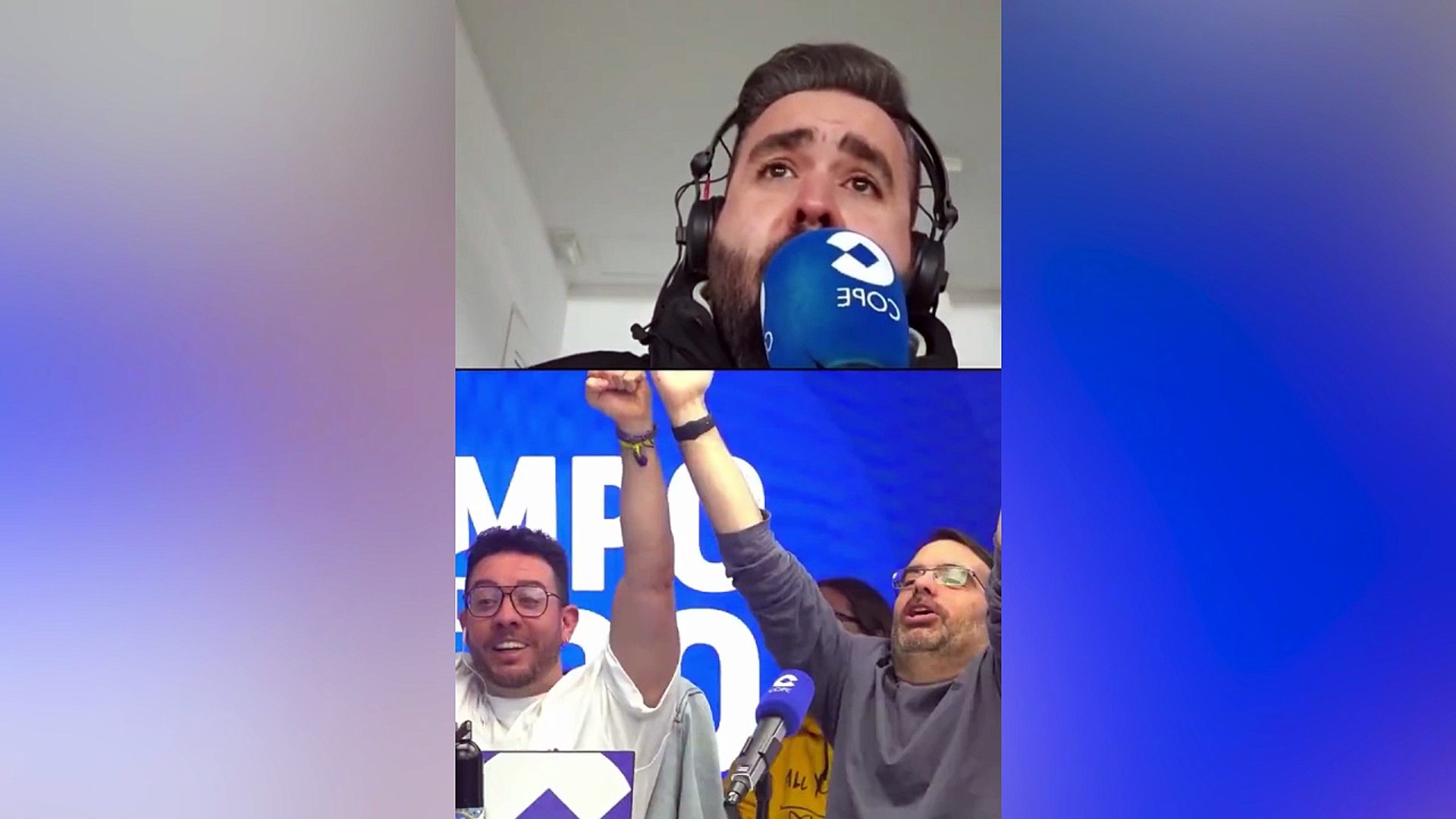 La reacción de Manolo Lama en el Bernabéu al enterarse del gol de su hijo en el Granada-Valladolid