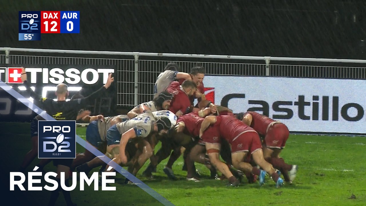 PRO D2 Saison 2025-2026 J20 - Résumé US Dax - Stade Aurillacois