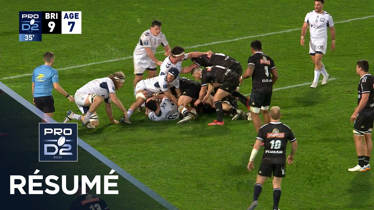 PRO D2 Saison 2025-2026 J20 - Résumé CA Brive - SU Agen