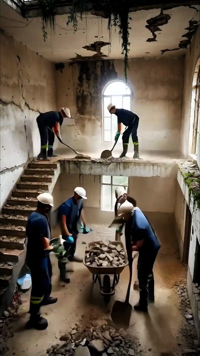 Ultimate Two-Floor Luxury Room Transformation Galaxy Epoxy Floor & Modern Interiors #transformation