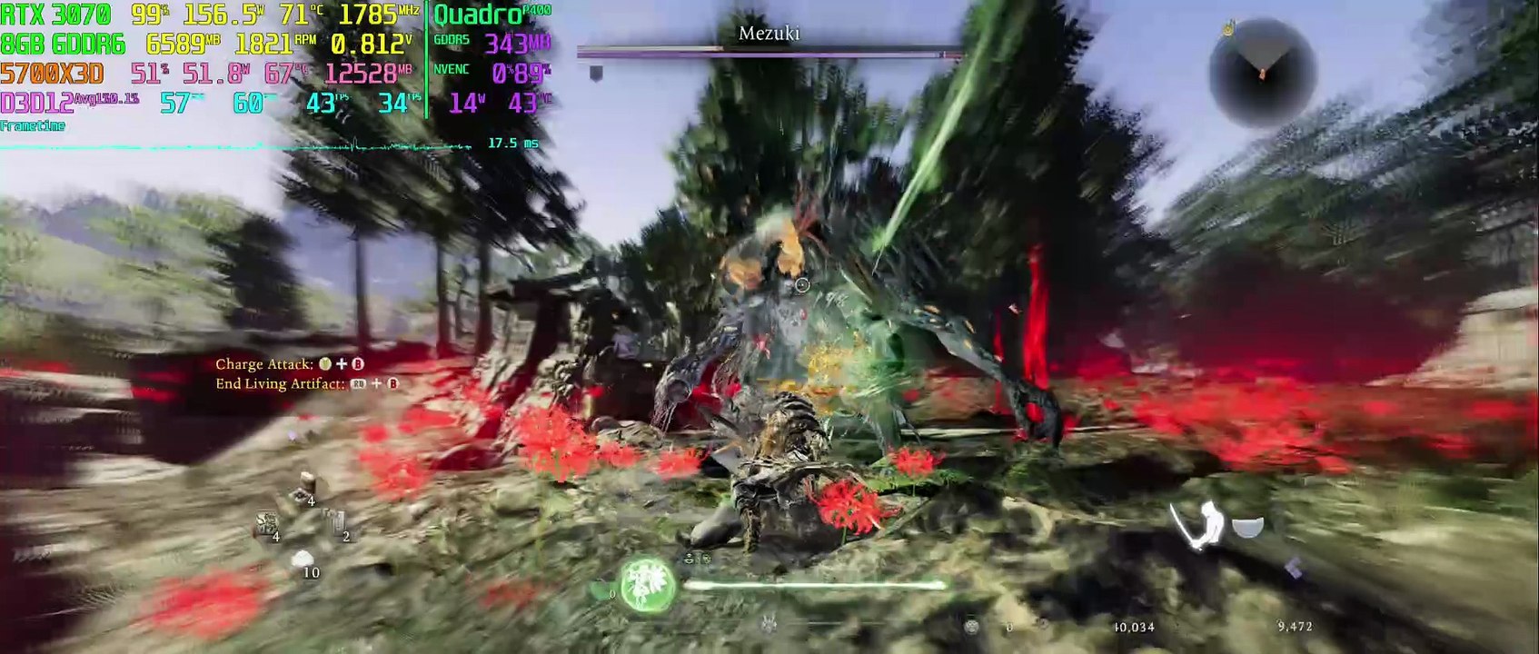 NIOH 3 Demo Ultrawide Benchmark | 5700X3D & RTX 3070 Undervolted | 60 FPS Locked | DLSS Preset J