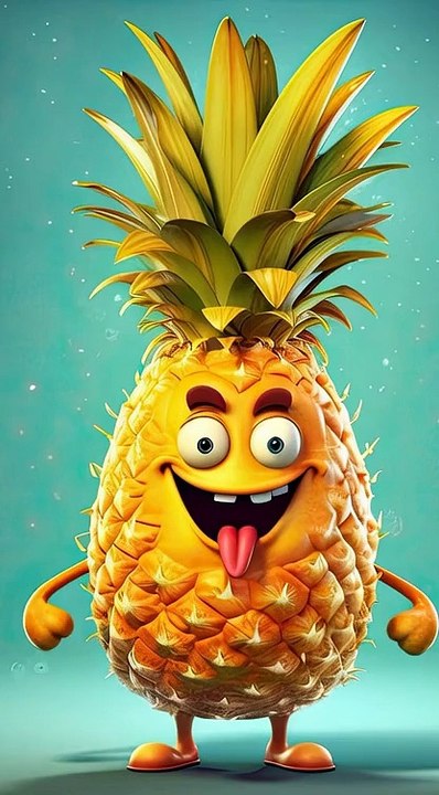 Happy Pineapple – Funny Fruit Animation 😂🍍