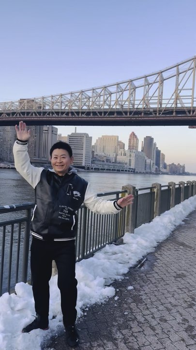 Nelson Wang spent a delightful Valentine's Day 2026 on Roosevelt Island, Manhattan.