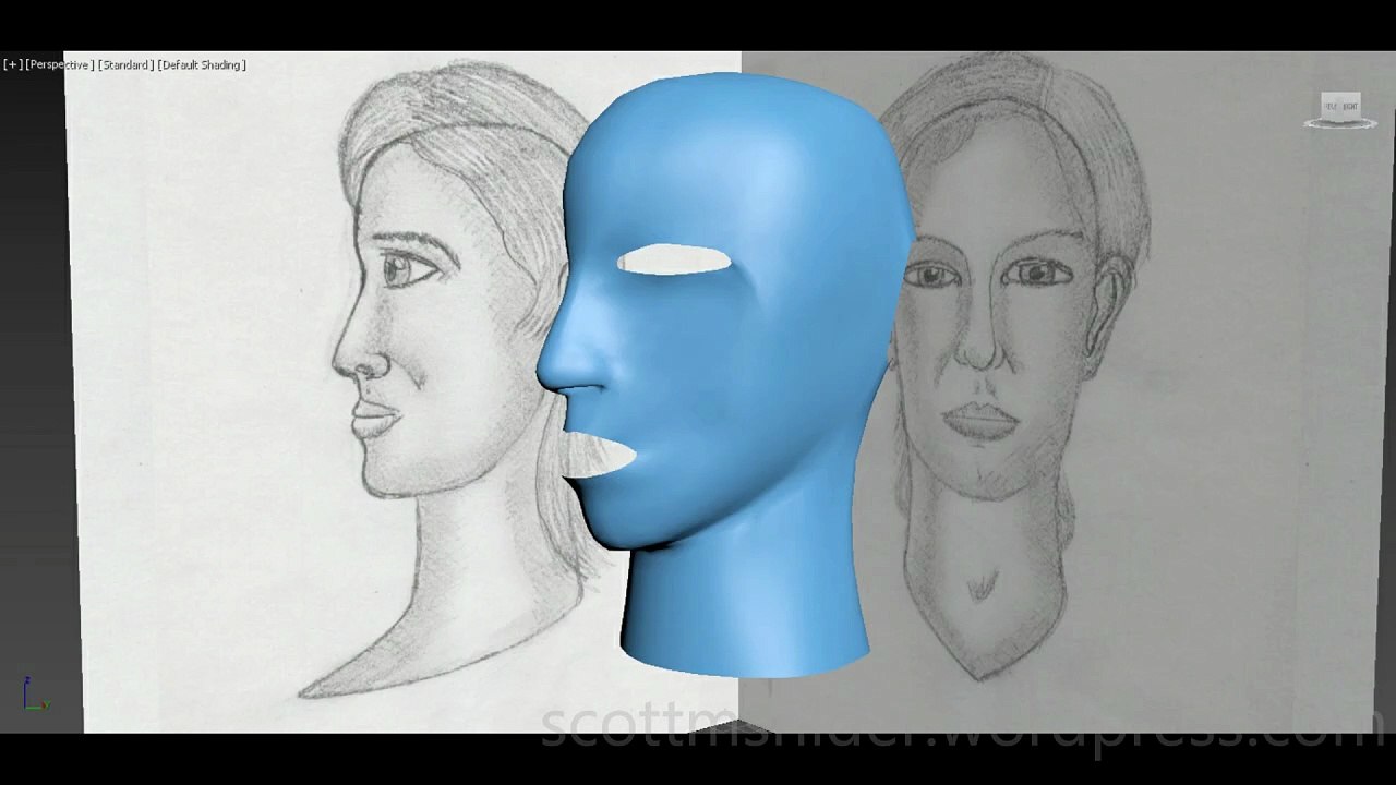 Treliving: 3DS MAX Practice Polygon Modeling Head Model Video #29 (02-15-2026)