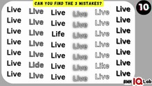 #BrainVsEyes 🧠⚔️👀 Can you find the 3 mistakes? (P.1) 🔎