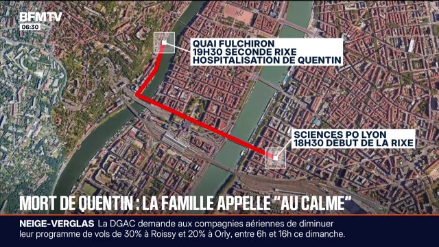 Lyon: la famille de Quentin, jeune militant nationaliste mort après avoir été agressé, dénonce un meurtre en bande organisée mais appelle au calme et à la retenue