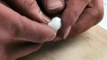 Repairing holes with super glue and cotton! 💯