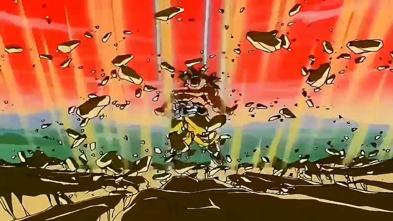 Goku transforms into SSJIN 4 at first time - Dragon Ball GT