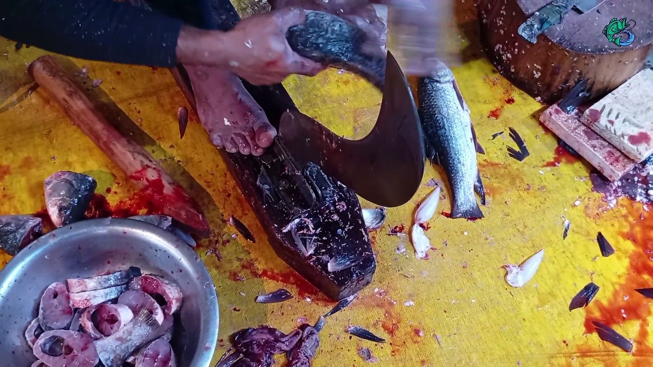 Incredible Fish Cutting Skills  | Expert Fish Fillet in Bangladesh | Amazing Knife Master