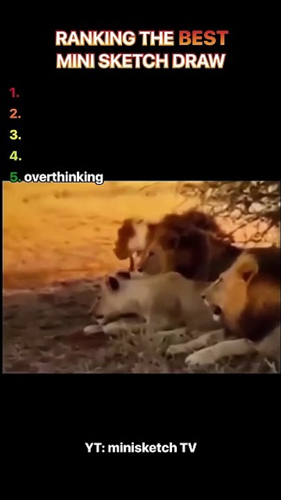 Top 5 Hilarious Mini Sketch Draws That Will Make You Cry Laughing! 🤣✨ ​Ranking the Most Viral Mini Sketch Draws - You Won't Believe 🦁🔥