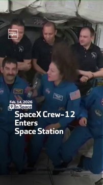 SpaceX Crew-12 Enters Space Station