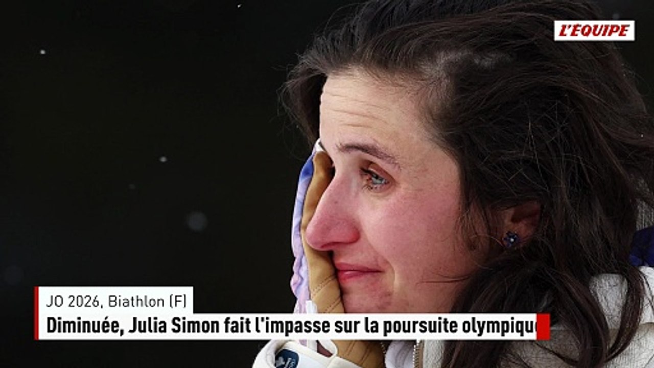 Diminuée, Julia Simon fait l'impasse sur la poursuite olympique pour se préserver en vue de la deuxième semaine - Jeux Olympiques - Biathlon (F)