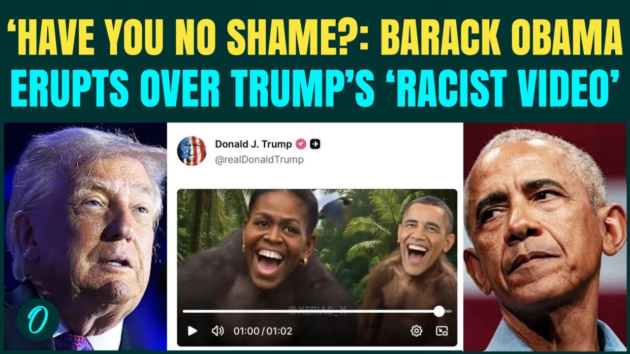 ‘CLOWN Show’: Barack Obama REACTS TO Trump’s RACIST ‘Obamas as APES’ Video; Calls it SHAMEFUL