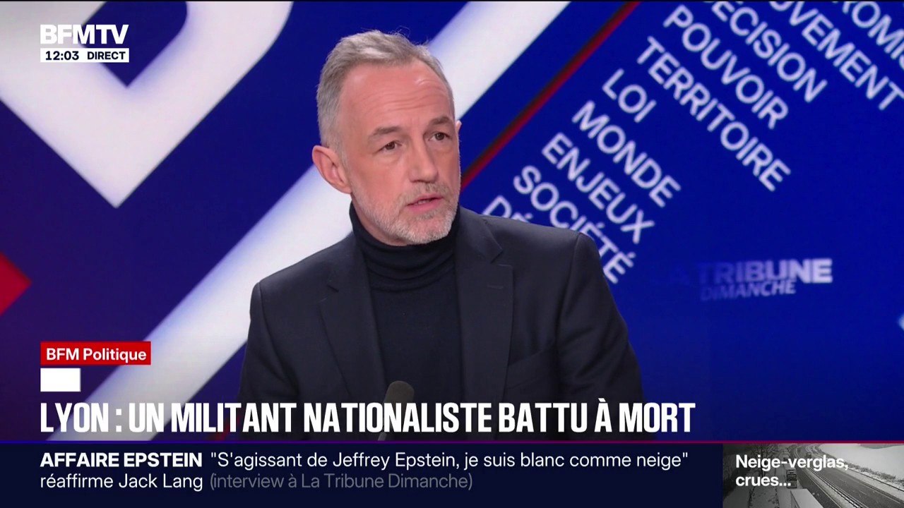 Emmanuel Grégoire "appelle au calme, à la sérénité du travail de la justice" après la mort de Quentin, militant nationaliste, à Lyon
