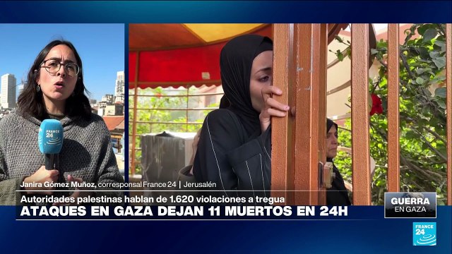 Israel mata en varios ataques a 11 palestinos en Gaza; ya son 601 los muertos bajo la tregua