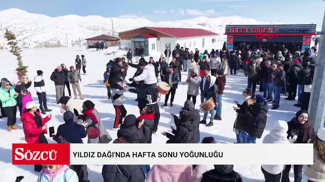 Yıldız Dağı'nda hafta sonu yoğunluğu