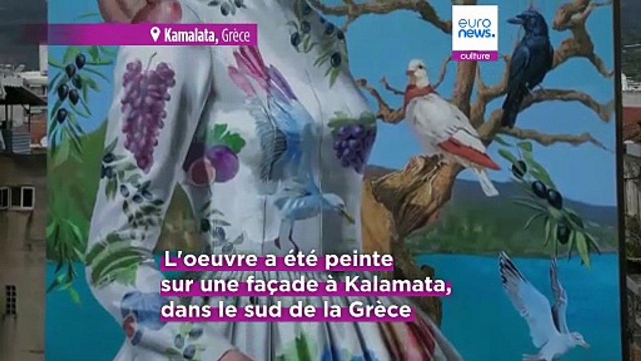 À Kalamata, une fresque de Callas désignée meilleure oeuvre murale en 2025 par Street Art Cities