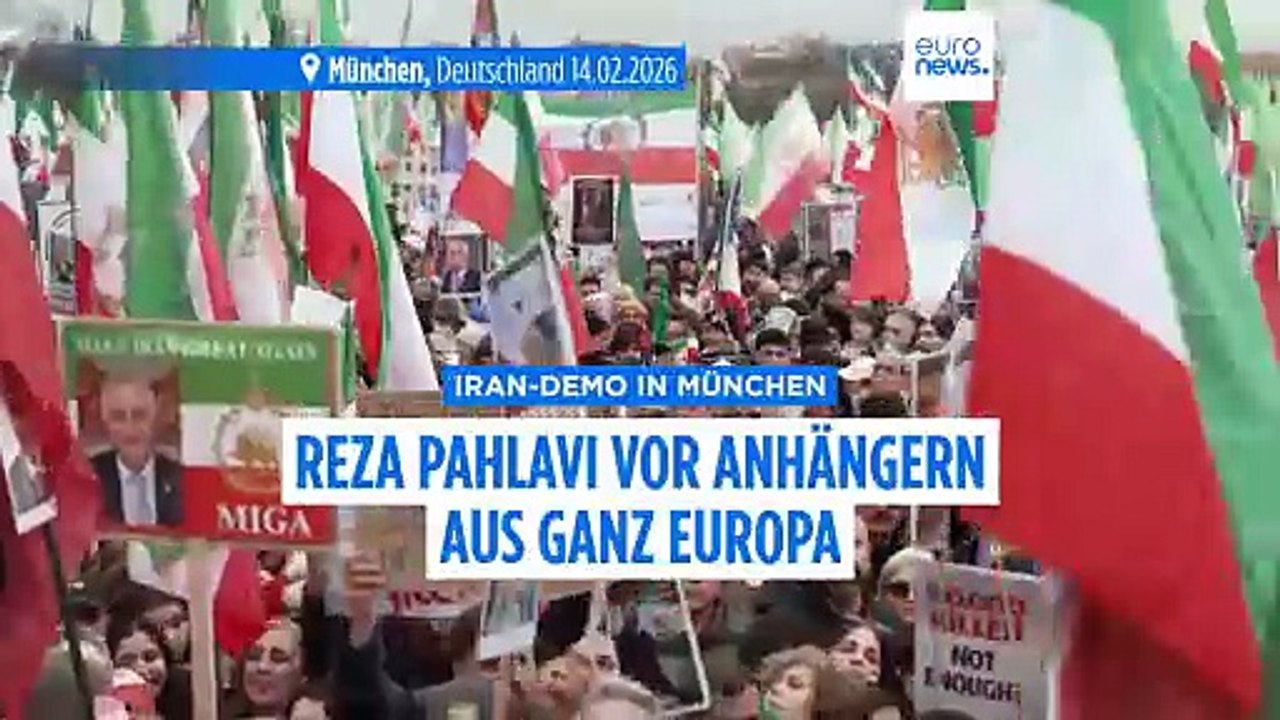 'Make Iran Great Again': 200.000 Menschen demonstrieren in München gegen die iranische Regierung