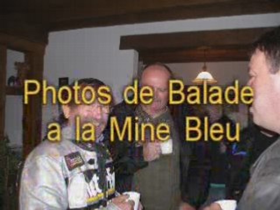 Video de photos de la balade a la mine bleu