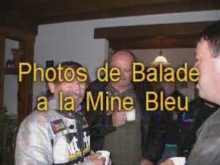Video de photos de la balade a la mine bleu
