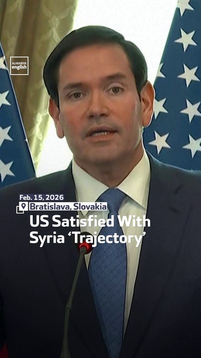 US Satisfied With Syria ‘Trajectory’