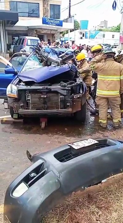 Grave accidente en Fernando de la Mora