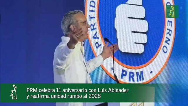 PRM celebra 11 aniversario con Luis Abinader y reafirma unidad rumbo al 2028 -